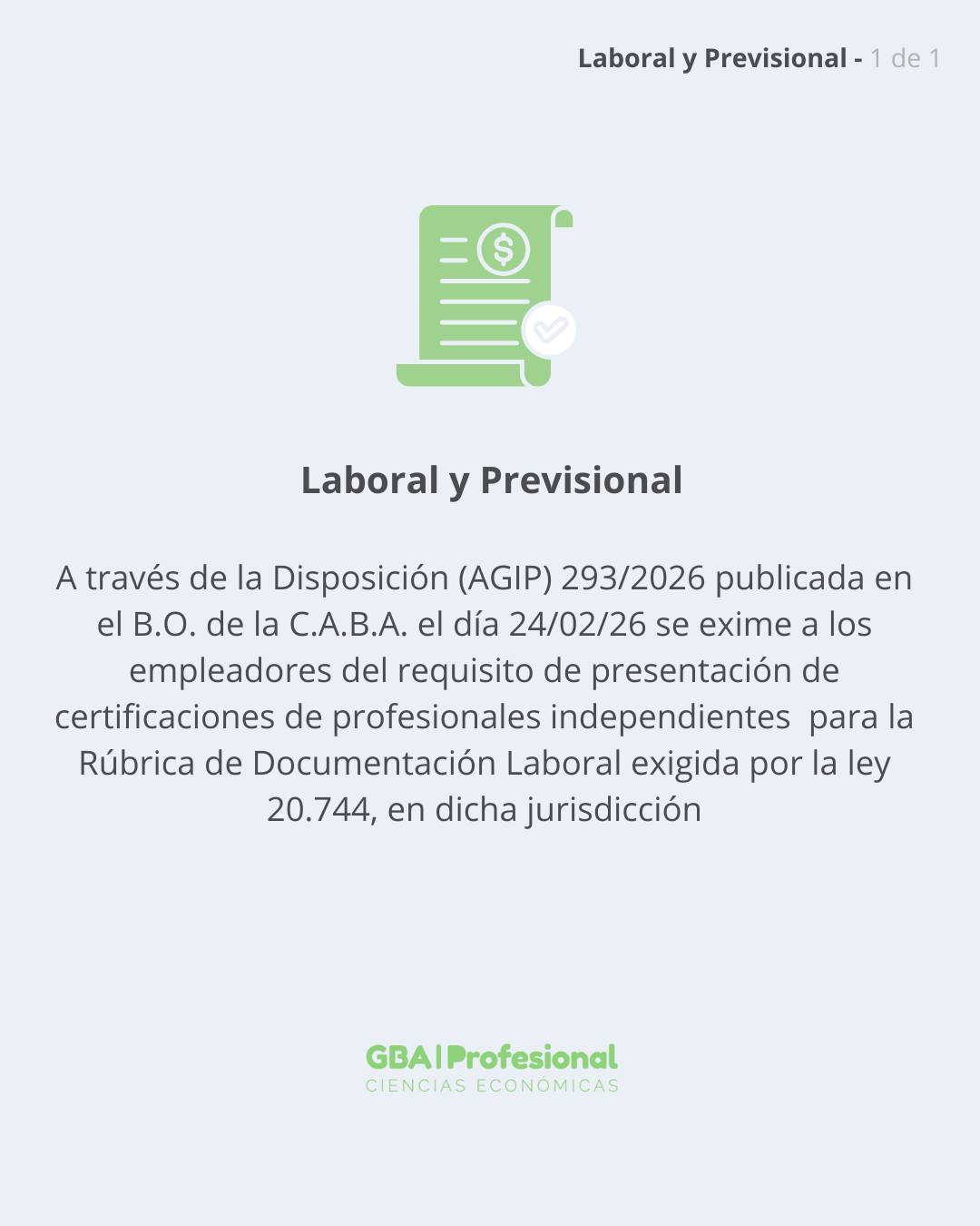 🟢 Novedades de la Semana
📌 Esta semana te compartimos las actualizaciones más relevantes para profesionales en Ciencias Económicas:
📲 Seguí conectado para mantenerte al día con lo más importante para tu ejercicio profesional.
🟢 Agradecemos especialmente a @mariana_silvina_villanustre por su colaboración en la recopilación y análisis de estas novedades.
#GBAProfesional #CienciasEconómicas #ActualidadContable #Monotributo #Contadores #Economía #Novedades #FormaciónProfesional