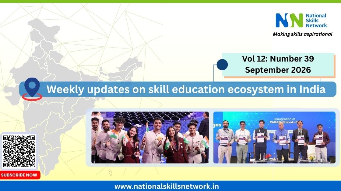 What’s shaping India’s skills and education ecosystem this week?India ranks 10th at WorldSkills Shanghai 2026, while rural youth are set to begin skill training under DDU-GKY 2.0. Karnataka has also introduced AI as an NSQF-aligned vocational subject for Classes 9 and 10.The latest updates also cover ITI upgradation, semiconductor and emerging technology skills, industry partnerships, and an FICSI RFP for impact assessment of food processing skill development projects.Explore this week’s updates here: https://nationalskillsnetwork.in/newsbytes-skill-education-29-sept-2026/#skilldevelopment #education #CSR #WorldSkillsShanghai2026 #RFP What’s shaping India’s skills and education ecosystem this week?India ranks 10th at WorldSkills Shanghai 2026, while rural youth are set to begin skill training under DDU-GKY 2.0. Karnataka has also introduced AI as an NSQF-aligned vocational subject for Classes 9 and 10.The latest updates also cover ITI upgradation, semiconductor and emerging technology skills, industry partnerships, and an FICSI RFP for impact assessment of food processing skill development projects.Explore this week’s updates here: https://nationalskillsnetwork.in/newsbytes-skill-education-29-sept-2026/#skilldevelopment #education #CSR #WorldSkillsShanghai2026 #RFP